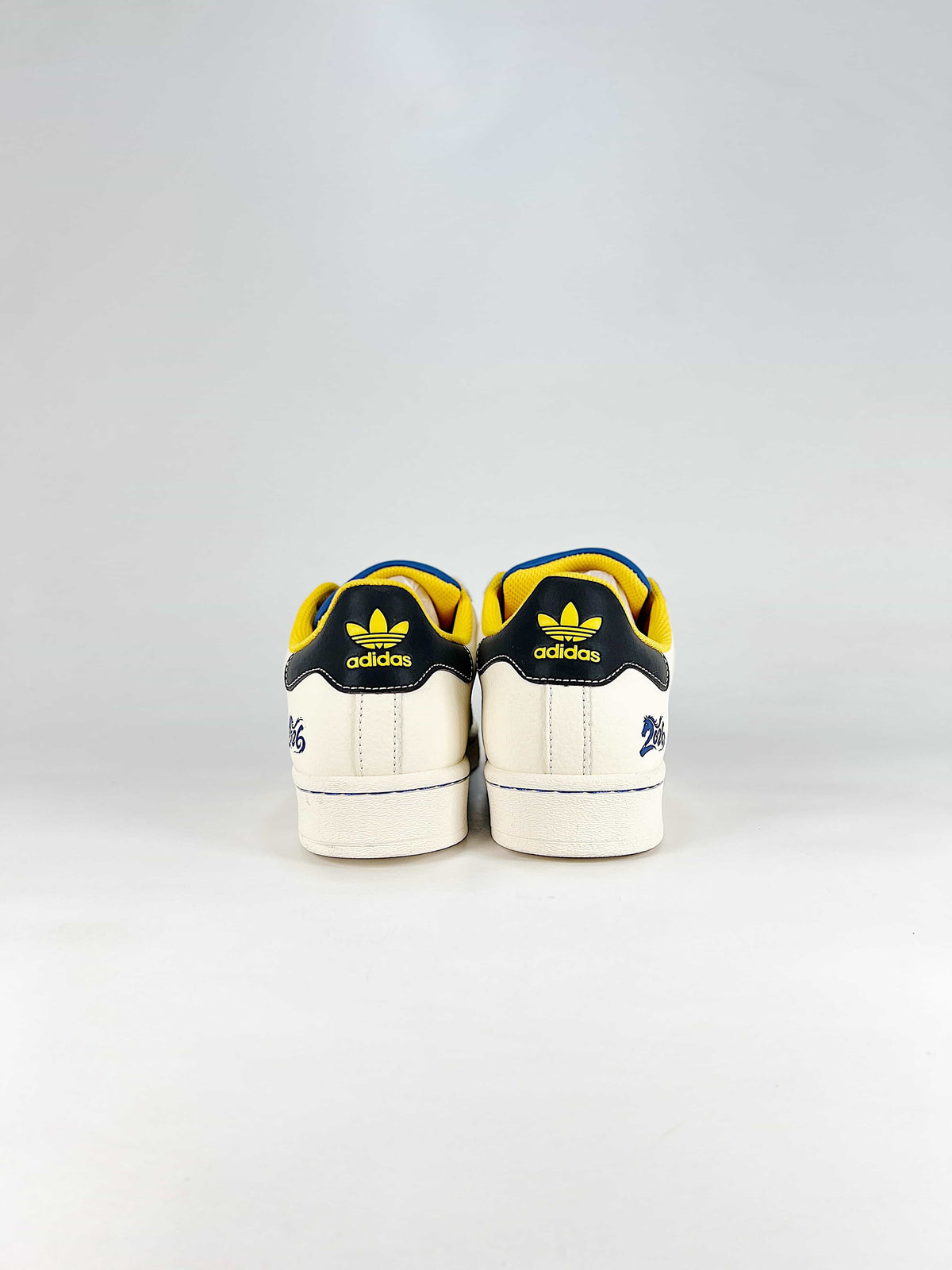 Adidas Originals Superstar Year of the Horse "Off White Yellow Blue Black"-Adidas Women's Shoe Sale / Men's Shoe Sale