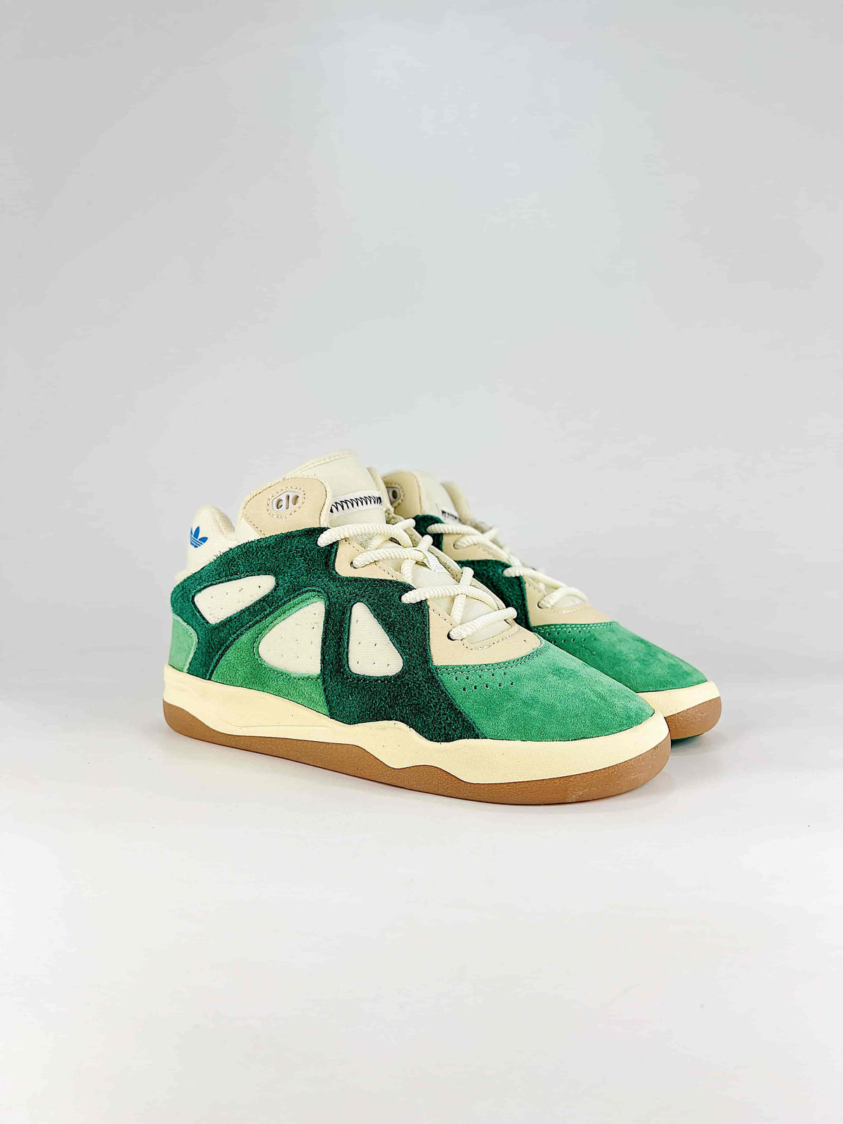 Adidas x Bad Bunny Forum Mid "Green Cream"-Classic sneakers，Adidas Women's Shoe Sale / Men's Shoe Sale
