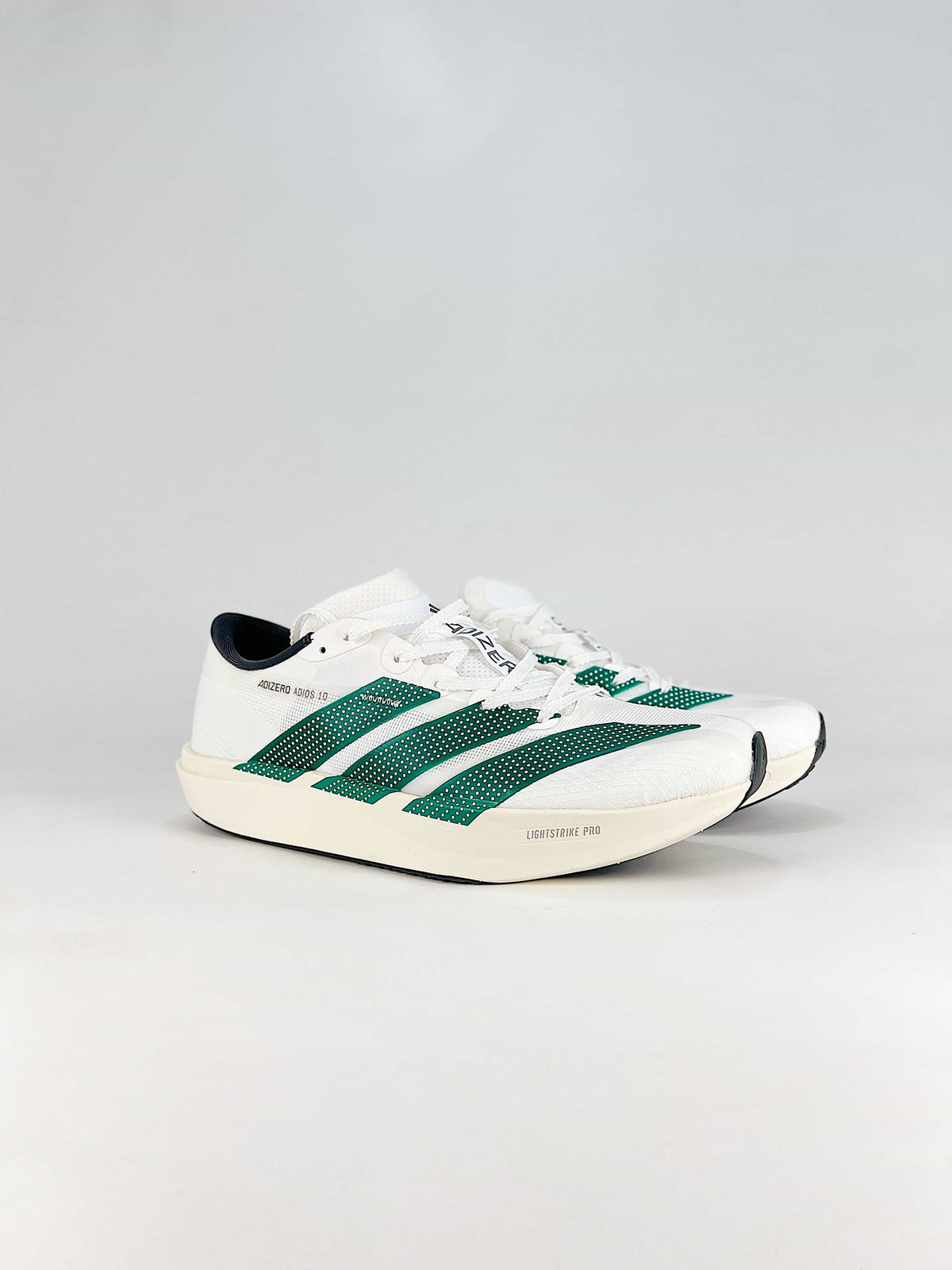 Adidas Adizero Adios 10 Men Marathon Running Shoes "White Green"-Classic sneakers，Adidas Women's Shoe Sale / Men's Shoe Sale