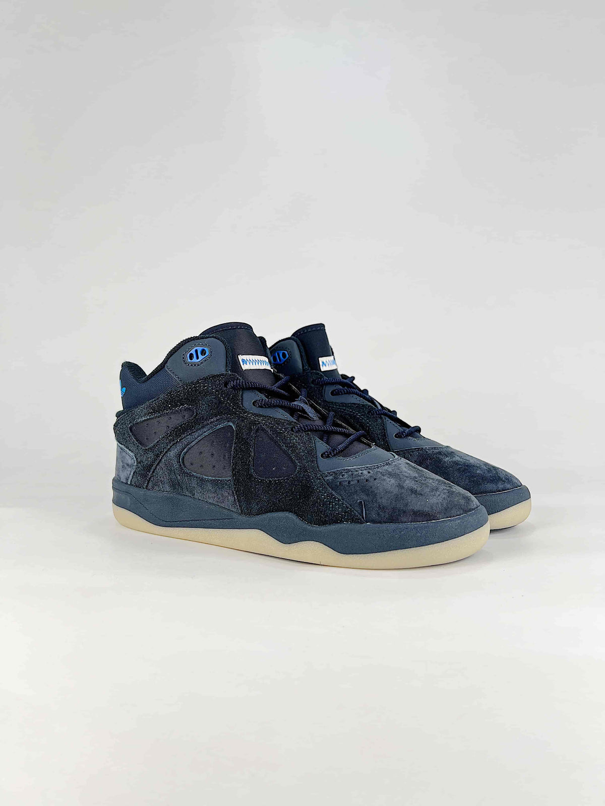 Adidas x Bad Bunny Forum Mid "Dark Navy Blue"-Classic sneakers，Adidas Women's Shoe Sale / Men's Shoe Sale
