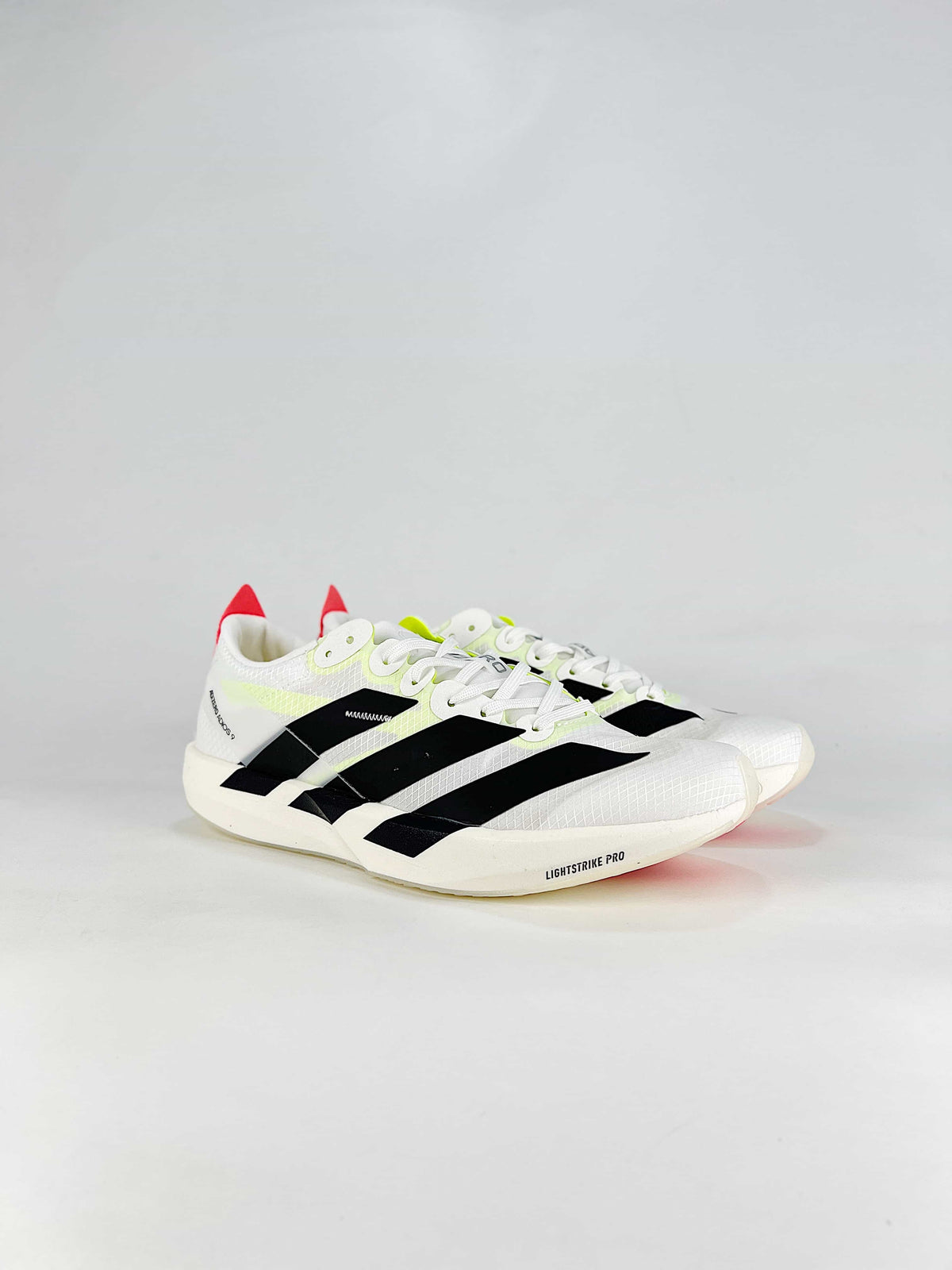 Adidas Adizero Adios 9 "White Black Solar Red"-Classic sneakers，Adidas Women's Shoe Sale / Men's Shoe Sale