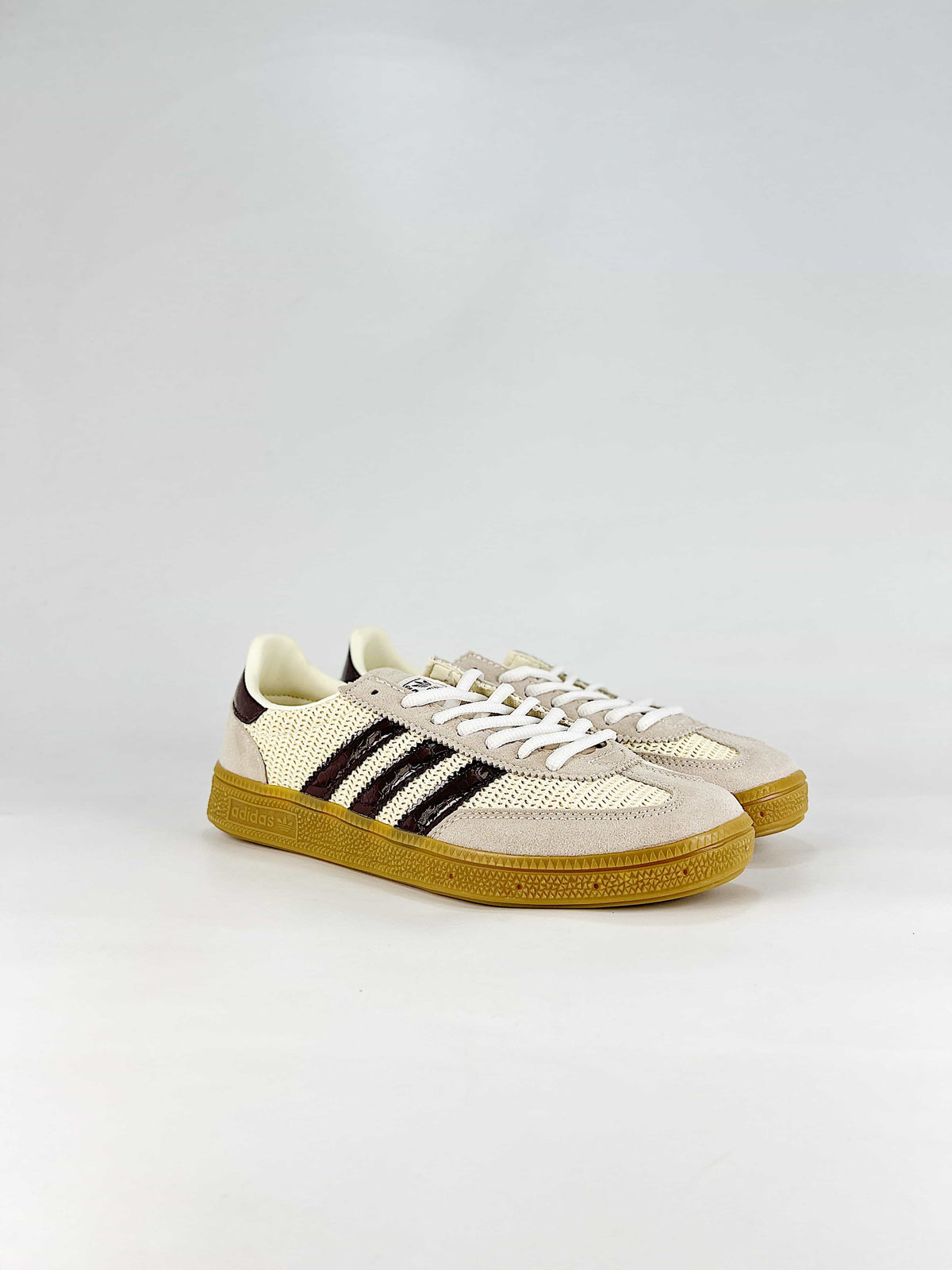 Adidas Handball Spezial Mesh Sneakers "Cream Beige"-Adidas Women's Shoe Sale / Men's Shoe Sale