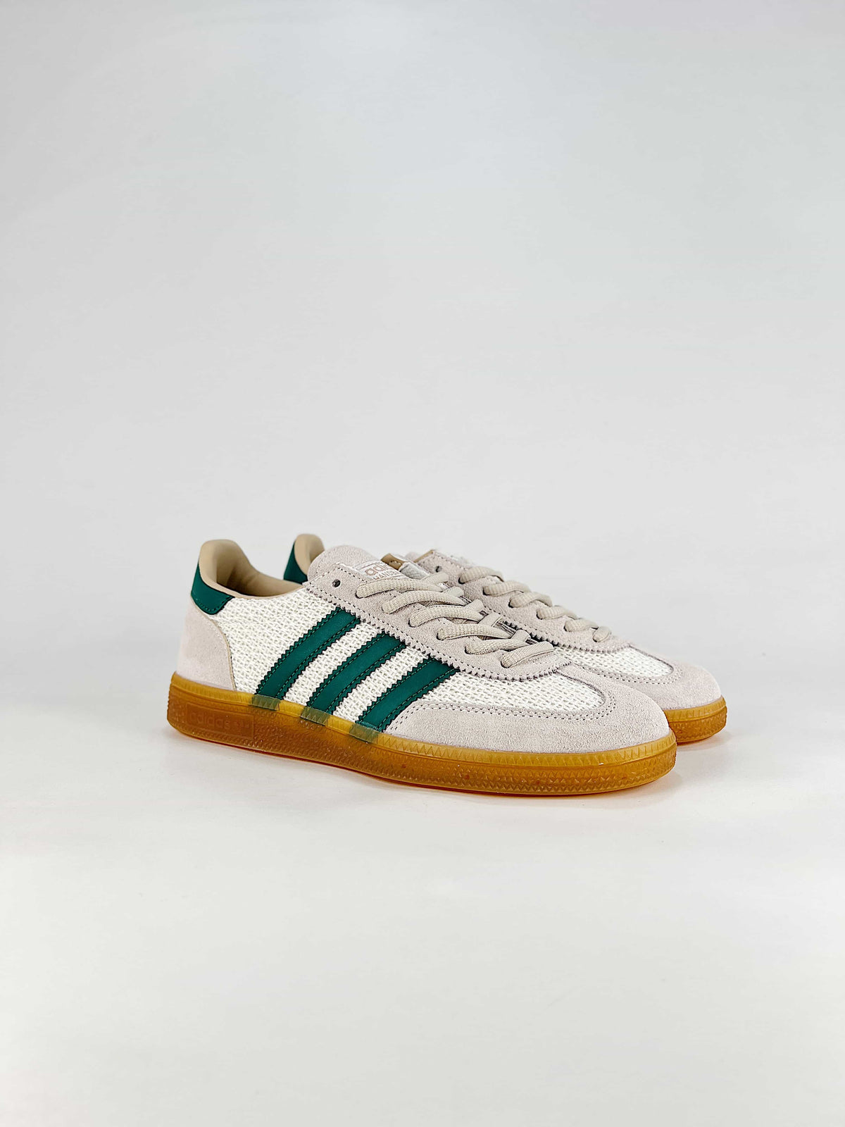 Adidas Handball Spezial "Off White Green Mesh" Sneakers-Adidas Women's Shoe Sale / Men's Shoe Sale