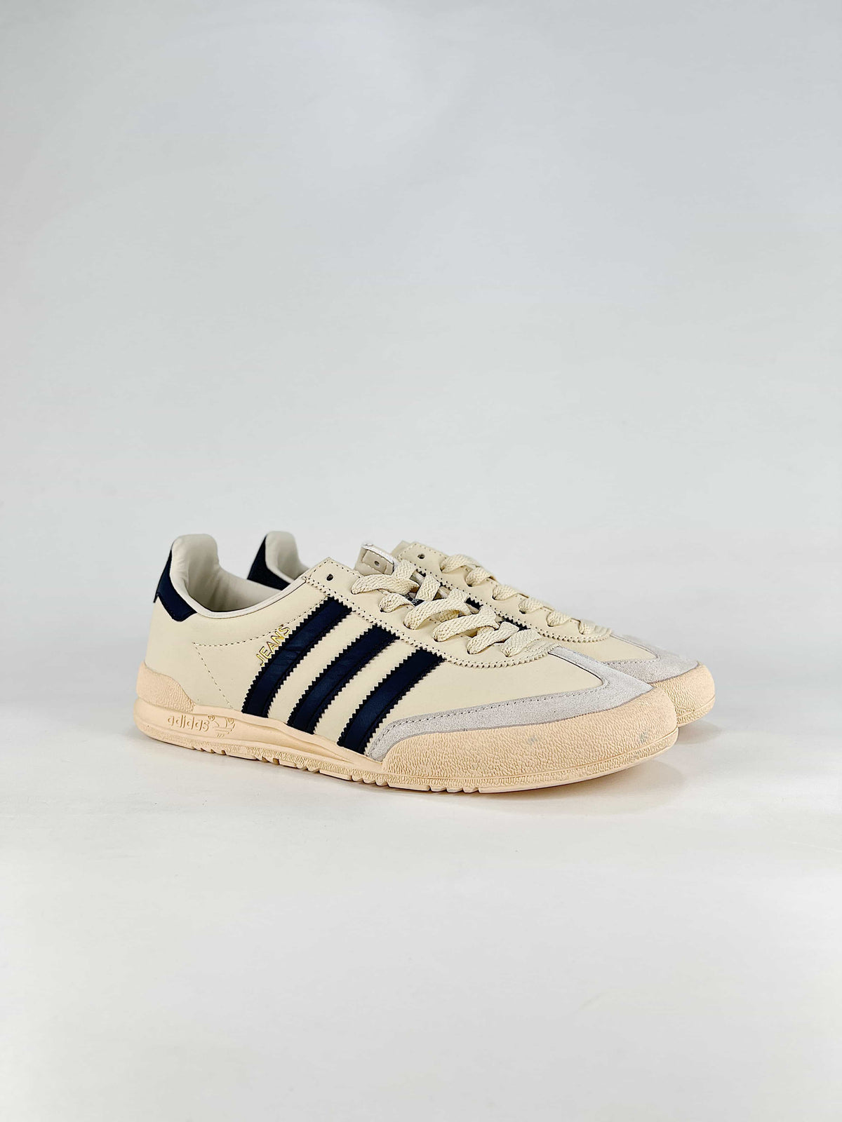 Adidas Jeans "Cream White Navy Blue"-Adidas Women's Shoe Sale / Men's Shoe Sale