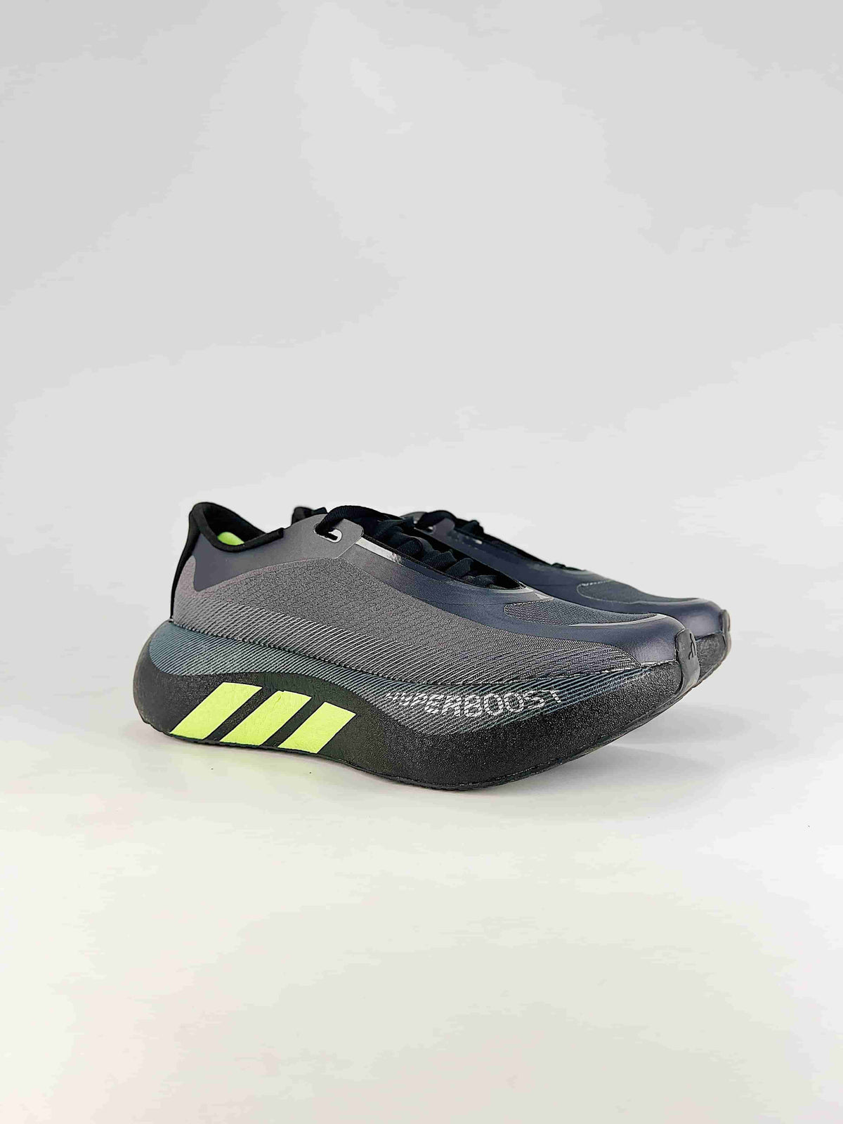 Adidas Hyperboost "Dark Grey Volt"-Adidas Women's Shoe Sale / Men's Shoe Sale