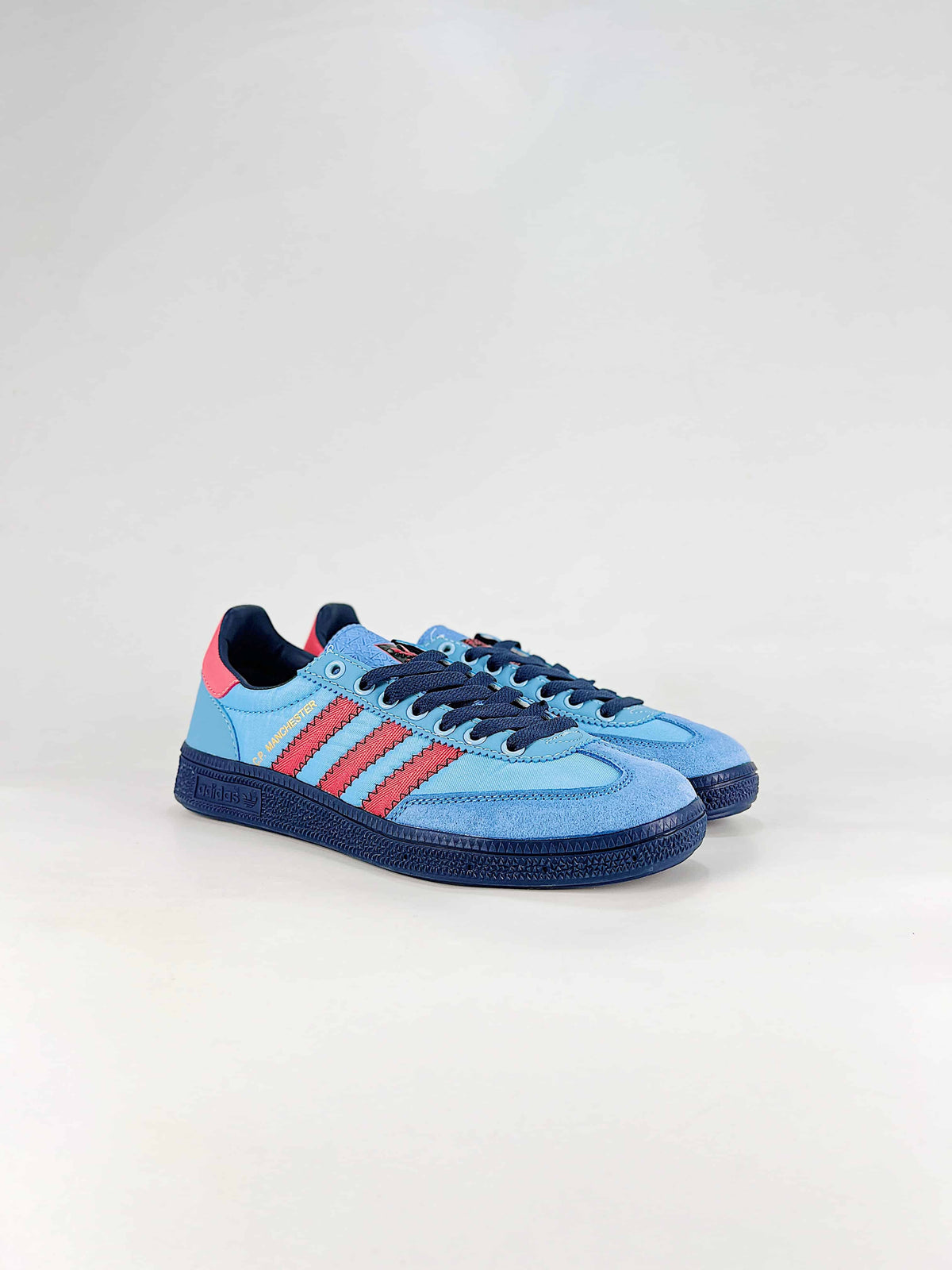C.P. Company x Adidas Originals GT Manchester SPZL "Light Blue Bright Red" Sneakers-Adidas Women's Shoe Sale / Men's Shoe Sale
