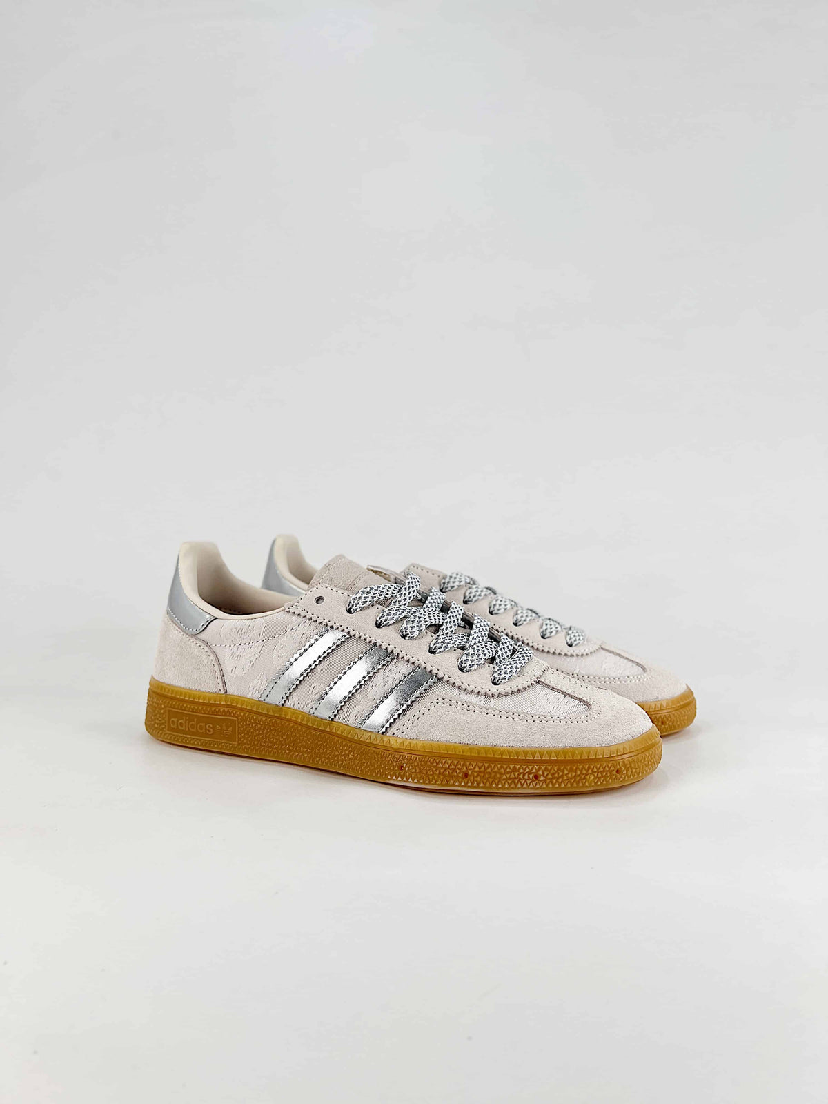 Adidas Handball Spezial x Liberty London "Cream White Floral Silver" Sneakers-Adidas Women's Shoe Sale / Men's Shoe Sale