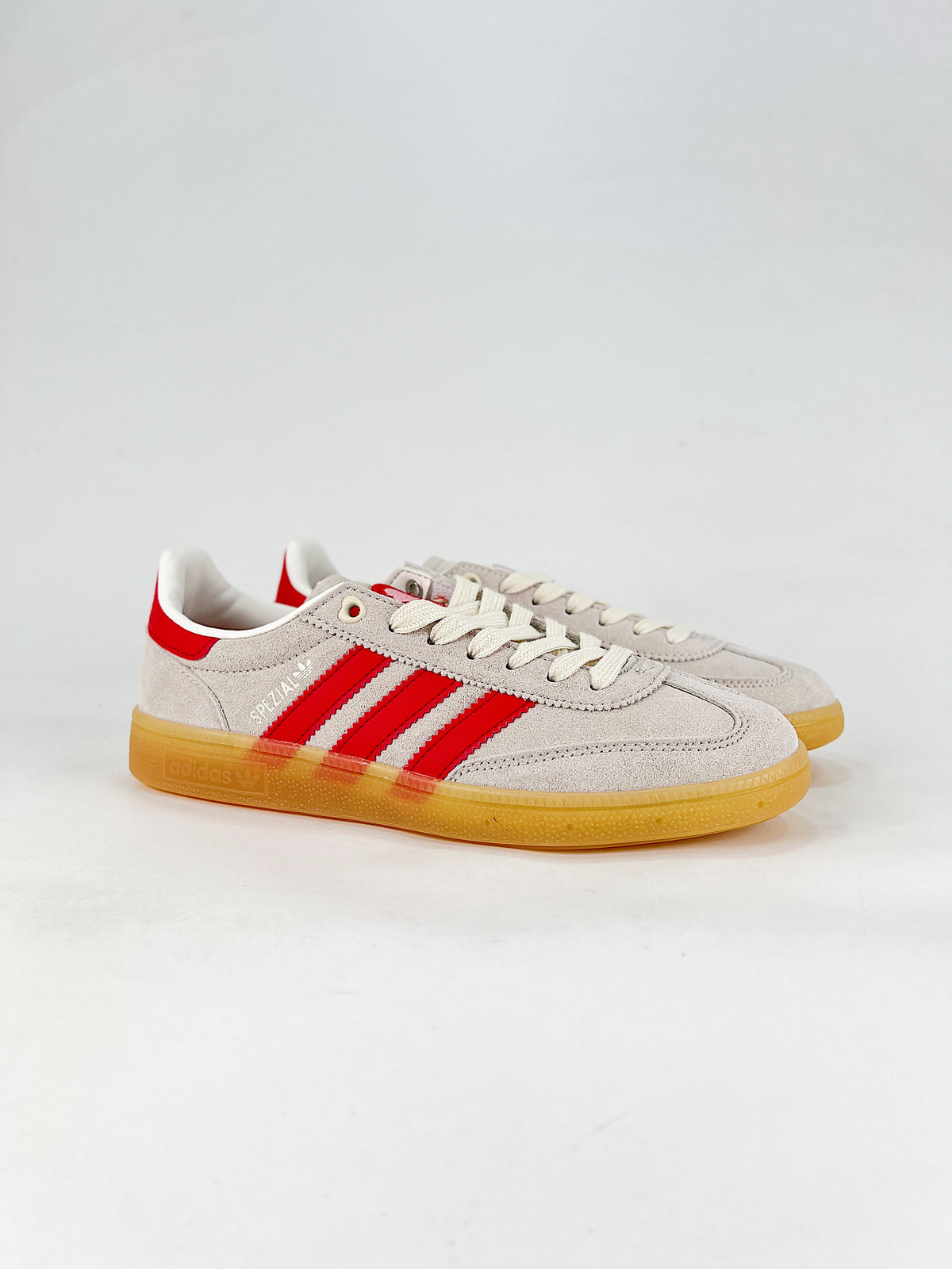 Adidas Handball Spezial Suede Sneakers "Off White Red Heart"-Adidas Women's Shoe Sale / Men's Shoe Sale