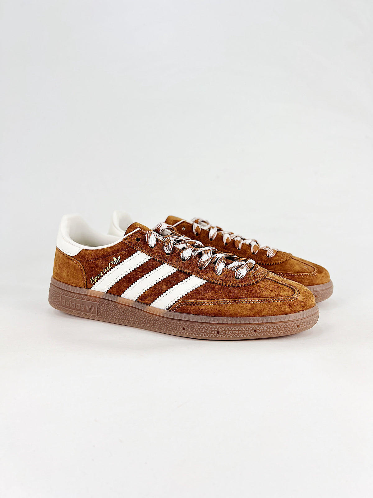 Adidas Handball Spezial Sneakers "Brown White"-Adidas Women's Shoe Sale / Men's Shoe Sale
