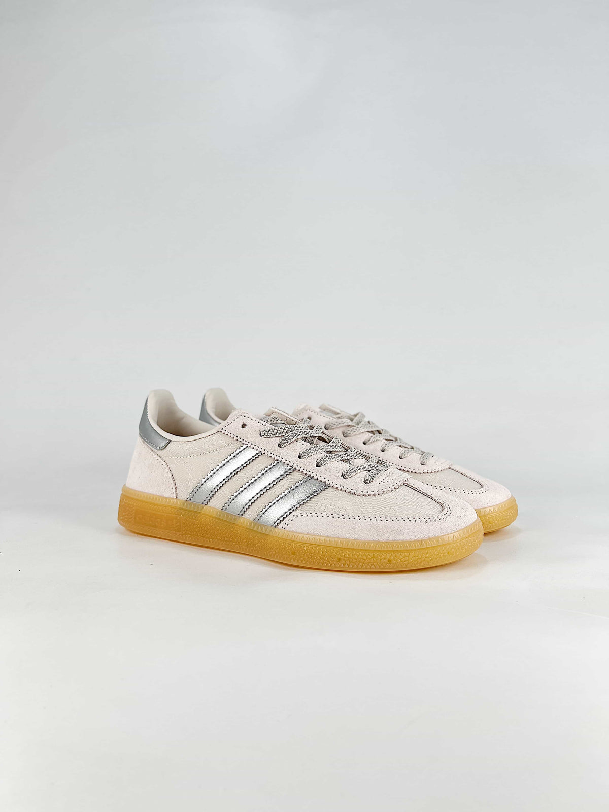Adidas Handball Spezial "Cream White Silver Gum" Sneakers-Adidas Women's Shoe Sale / Men's Shoe Sale