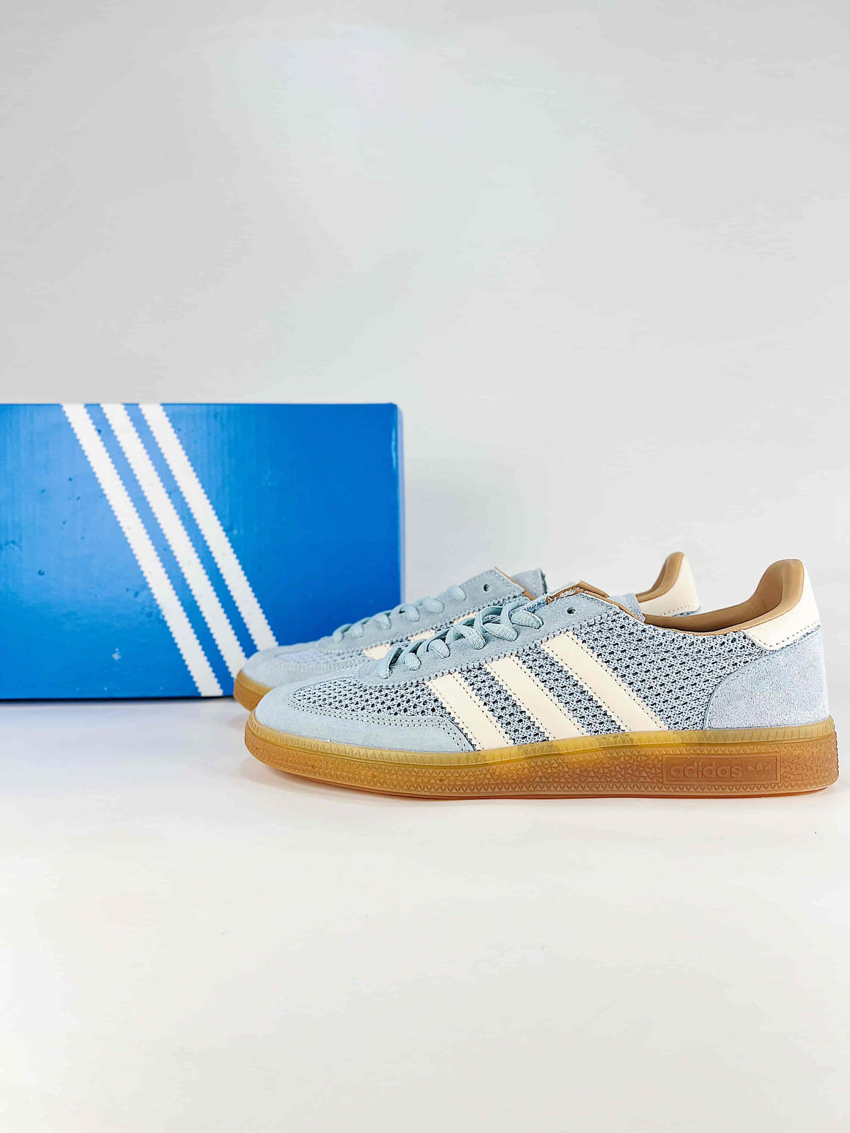 Adidas Handball Spezial Mesh Sneakers "Light Blue"-Adidas Women's Shoe Sale / Men's Shoe Sale