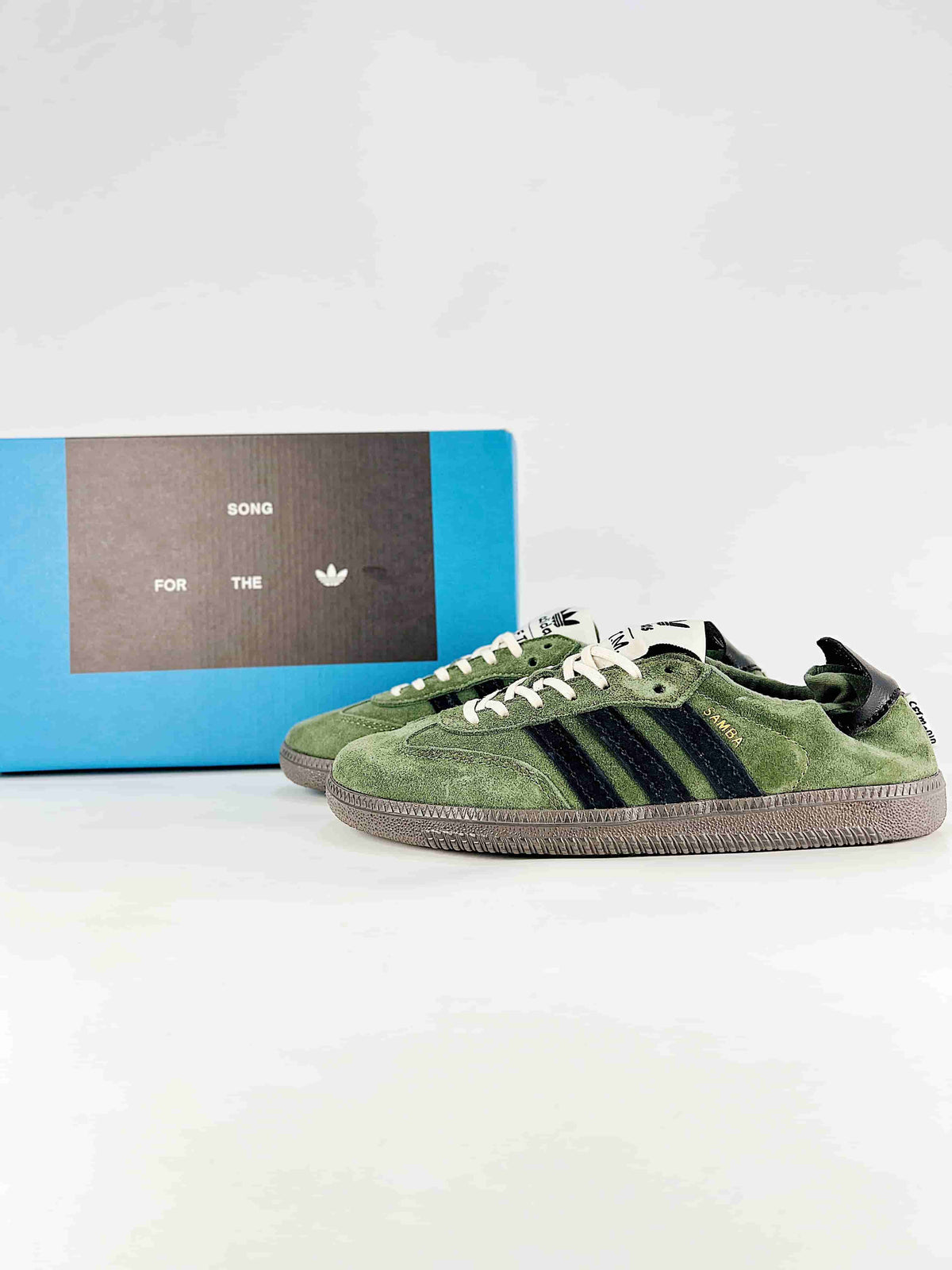 Adidas Samba x Song for the Mute "Olive Green"-Classic sneakers，Adidas Women's Shoe Sale / Men's Shoe Sale