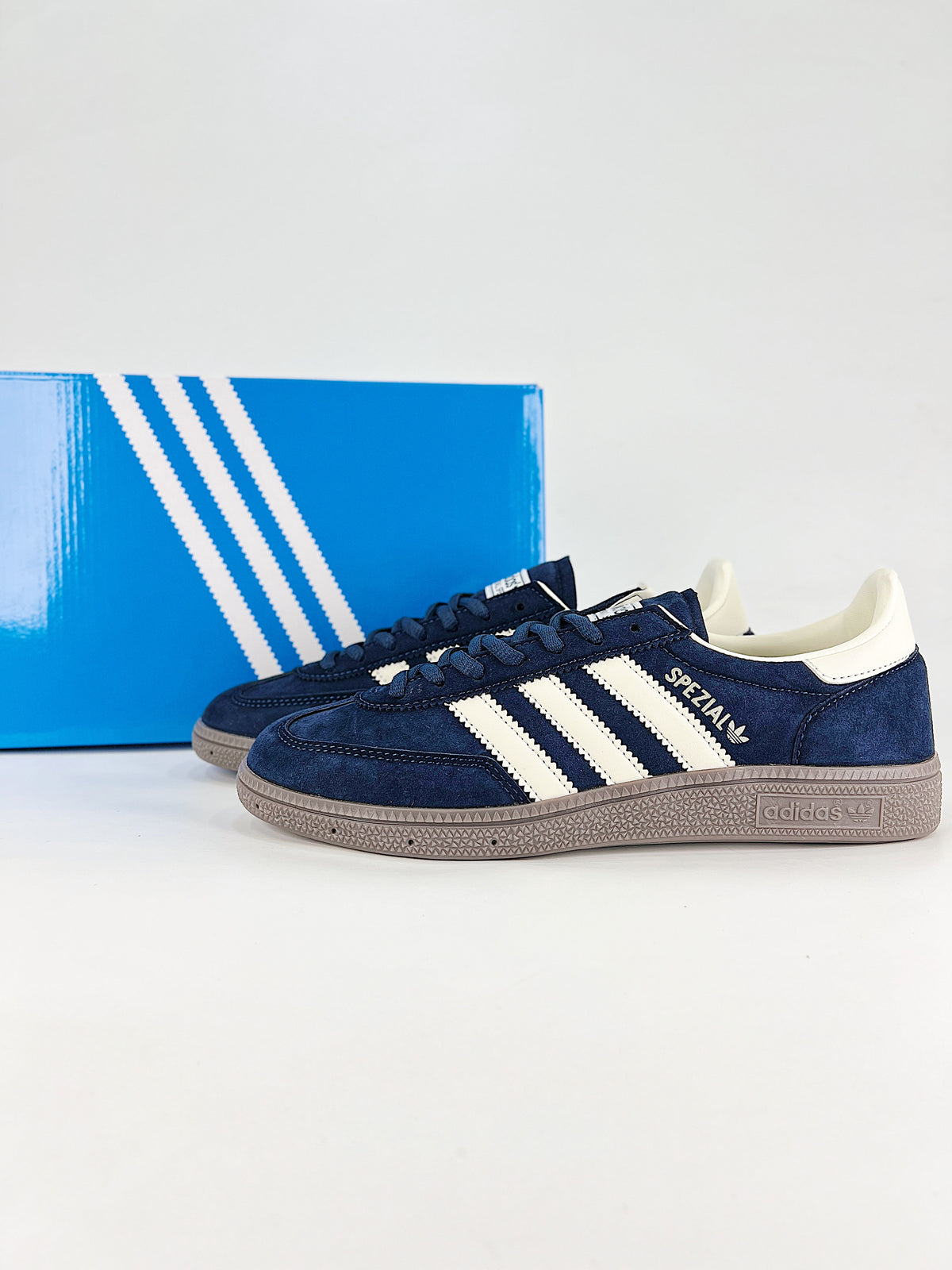 Adidas Originals Handball Spezial "Navy Blue" Sneakers-Adidas Women's Shoe Sale / Men's Shoe Sale