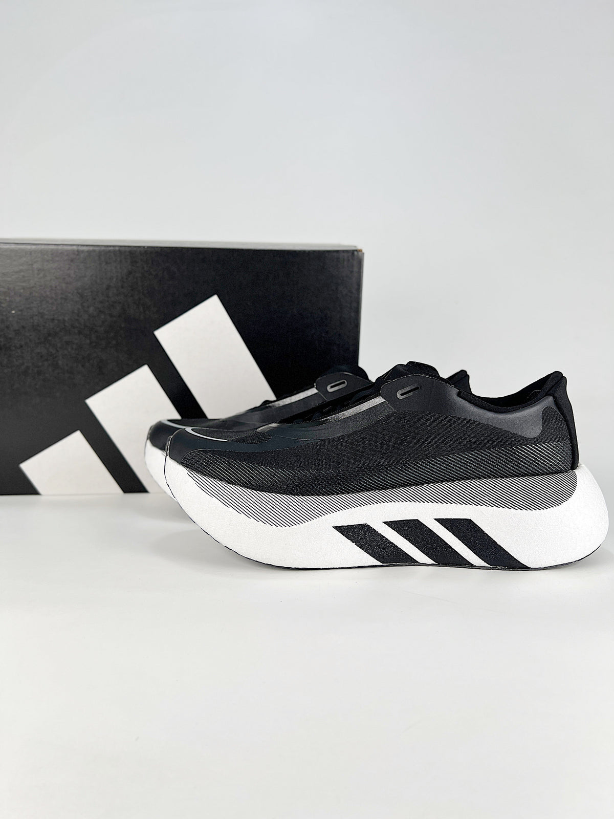 adidas Hyperboost Edge Sneakers – Black / White-Adidas Women's Shoe Sale / Men's Shoe Sale