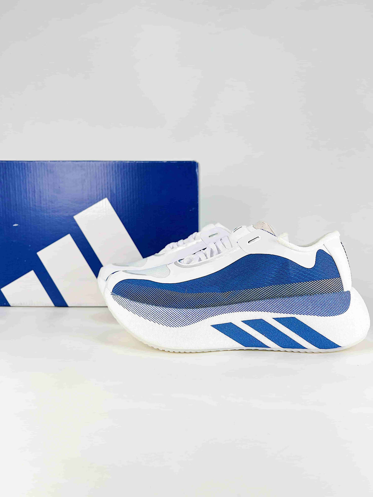 Adidas Hyperboost Edge "White Royal Blue"-Adidas Women's Shoe Sale / Men's Shoe Sale