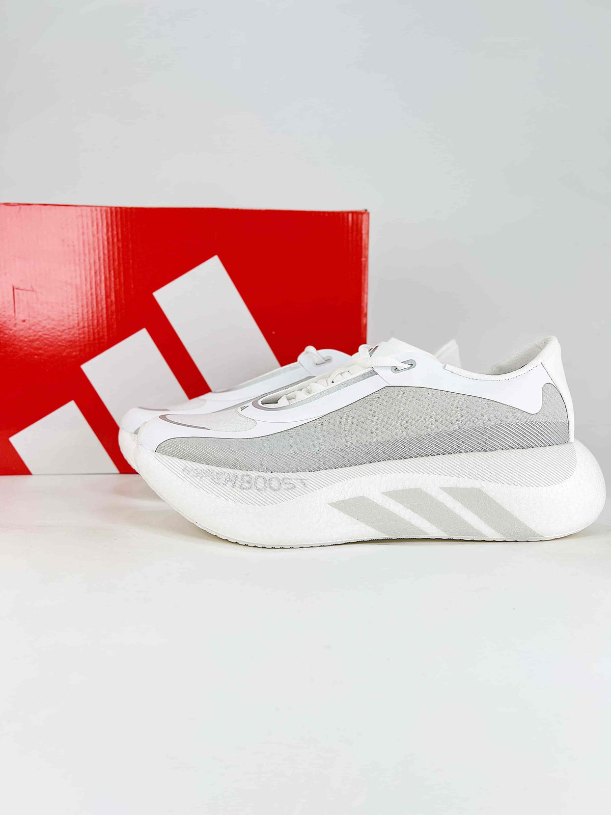 adidas Hyperboost Edge "White Grey" Unisex Running Shoes-Adidas Women's Shoe Sale / Men's Shoe Sale