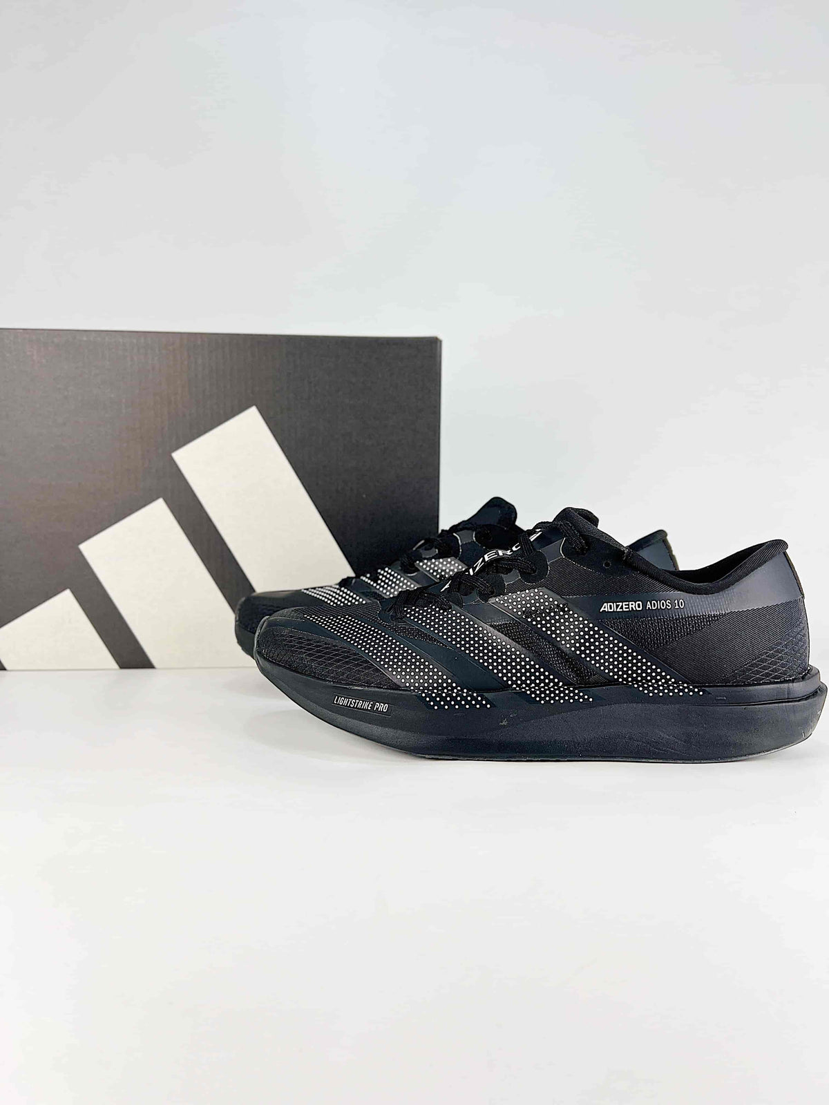 Adidas Adizero Adios 10 "Triple Black"-Classic sneakers，Adidas Women's Shoe Sale / Men's Shoe Sale