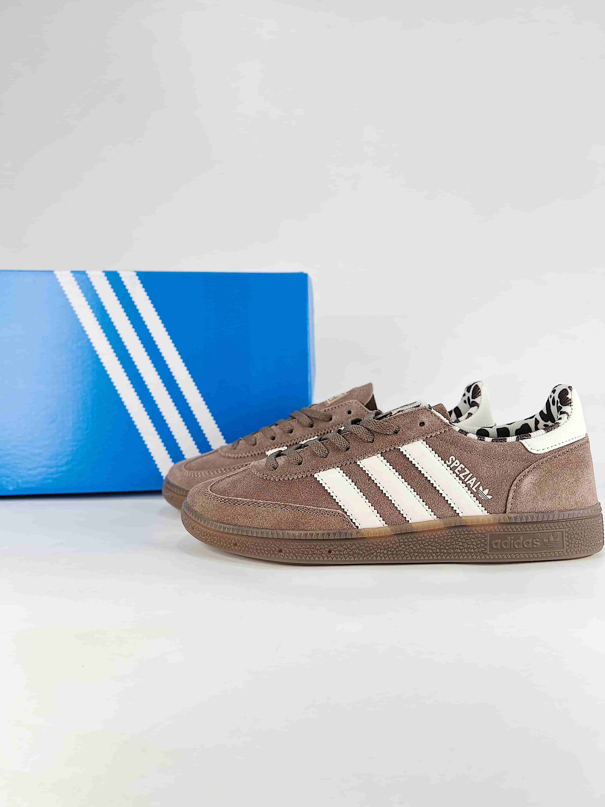 Adidas Originals Handball Spezial "Brown Leopard Gum" Sneakers-Adidas Women's Shoe Sale / Men's Shoe Sale