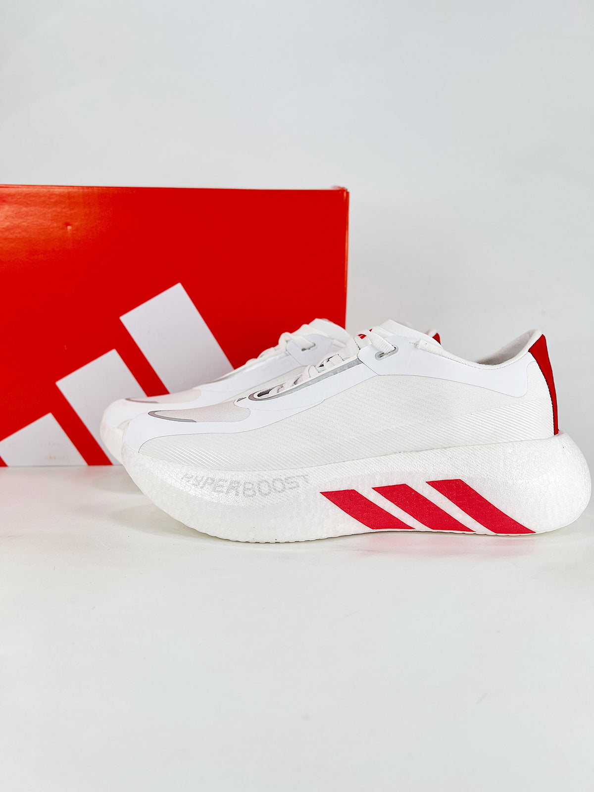 adidas Hyperboost Edge "White Red" Unisex Running Shoes-Adidas Women's Shoe Sale / Men's Shoe Sale