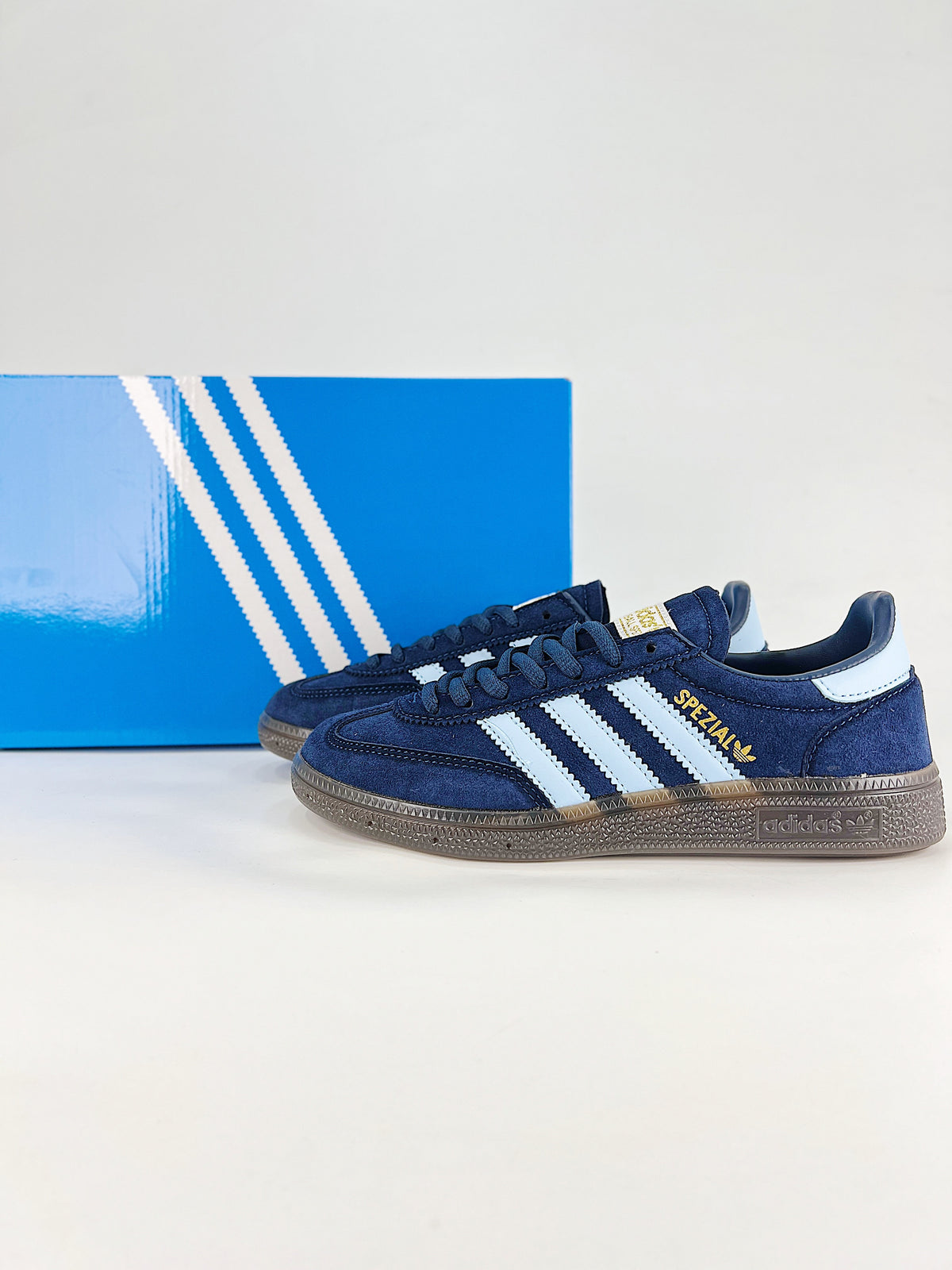 Adidas Handball Spezial Suede Sneakers "Navy Light Blue"-Adidas Women's Shoe Sale / Men's Shoe Sale